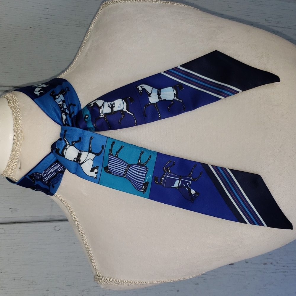* Show Horse Skinny Scarf Horse Purse Scarf Horse Purse Ribbon aqha nrha Caballo - Picture 4 of 8